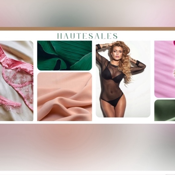 Sexy Floral Lace Lingerie Set Green M 🎁 with gift box - Picture 8 of 9